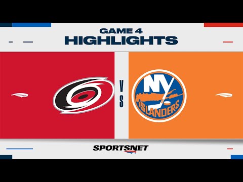 NHL Game 4 Highlights | Hurricanes vs. Islanders - April 27, 2024