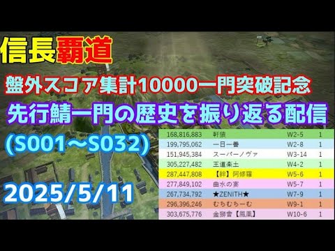 【信長覇道】たまには過去の一門歴史を振り返ってみましょう【盤外スコアベース】