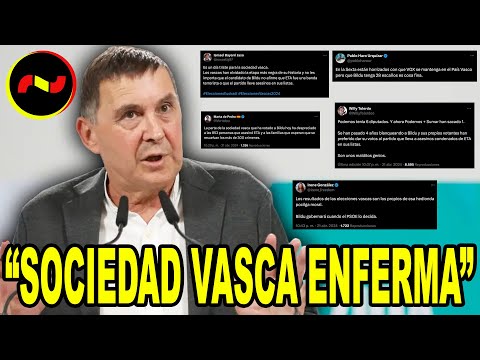 ¡NADA QUE CELEBRAR!  Las redes EXPLOTAN contra Bildu tras las Elecciones del País Vasco