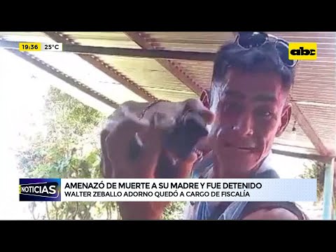 Pte. Franco: amenazó de muerte a su madre y fue detenido