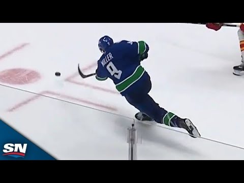 Canucks J.T. Miller Wires Home Game-Tying Goal After Quinn Hughes Blocks Empty Netter