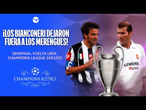 RESUMEN: JUVENTUS 3-1 REAL MADRID | SEMIFINAL UEFA CHAMPIONS LEAGUE 02/03 | HIGHLIGHTS RETRO