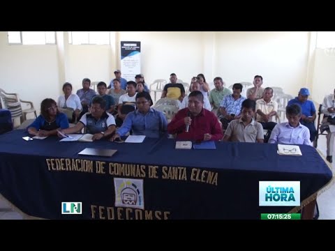 Comuneros se oponen a la construcción de cárcel en Santa Elena