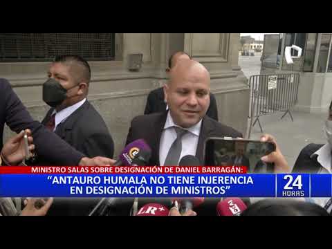Alejandro Salas defiende designación de Daniel Barragan como ministro de Defensa