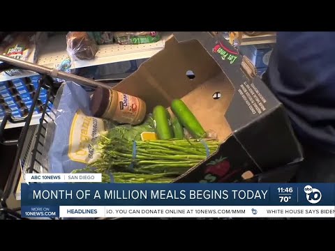 Month of a Million Meals kicks off Monday