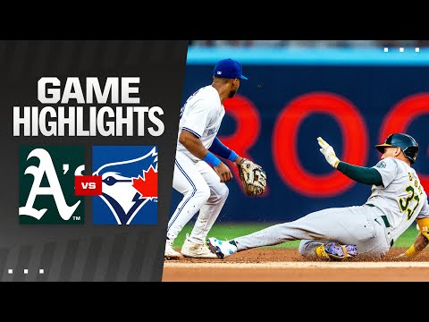 As vs. Blue Jays Game Highlights (8/9/24) | MLB Highlights