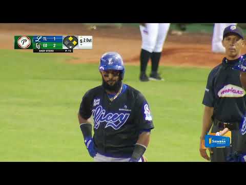 La línea de Emilio Bonifacio trae al home la primera de los Tigres del Licey