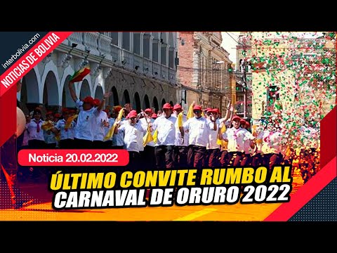 ÚLTIMO DÍA DE CONVITE EN ORURO RUMBO AL CARNAVAL ORURO 2022