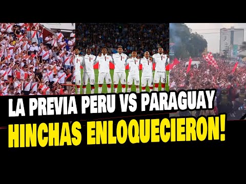 PERÚ VS PARAGUAY: HINCHAS ENL0QUECIERON EN LA PREVIA DEL PARTIDO EN EL ESTADIO