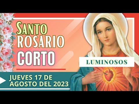 REZO DEL SANTO ROSARIO CORTO DE HOY – JUEVES - MISTERIOS LUMINOSOS