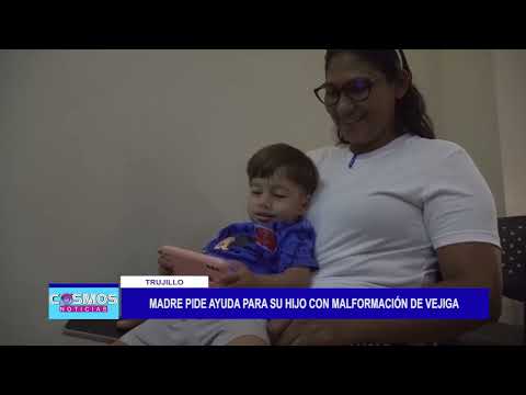 Trujillo: Madre pide ayuda para su hijo con malformación de vejiga