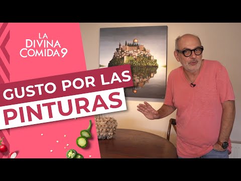 ¡AMANTE DE LA PINTURA!: Luis Gnecco presentó sus lugares favoritos en casa - La Divina Comida