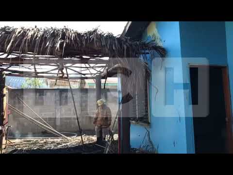 Cachinflín provoca incendio en galera de manaca en la colonia Standard de Sabá, Colón