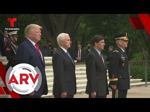Memorial Day: Trump conmemora a los soldados caídos en guerras | Al Rojo Vivo | Telemundo