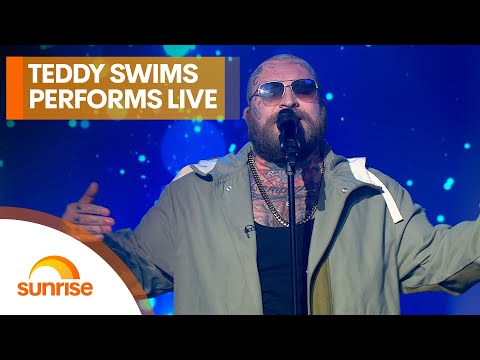 Teddy Swims performs 'Don't Stop Believing' and 'Lose Control' live on Australian TV
