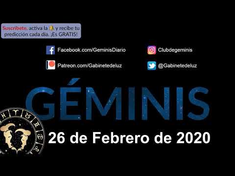 Horóscopo Diario - Géminis - 26 de Febrero de 2020