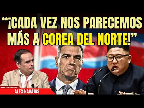 “¡Cada vez nos parecemos más a COREA DEL NORTE!” Álex Navajas destruye la parafernalia socialista