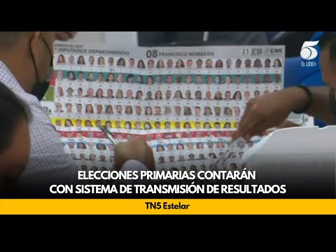 Elecciones primarias contarán con sistema de transmisión de resultados