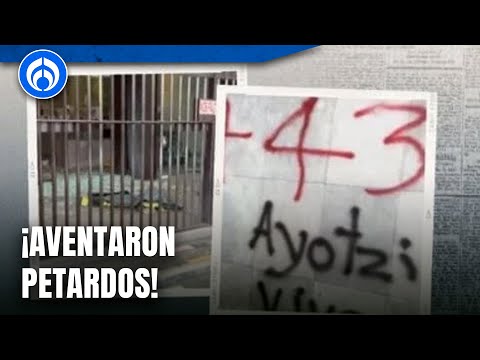 Caso Ayotzinapa: familiares se manifestaron afuera de la SRE, el plantón seguirá en el Zócalo