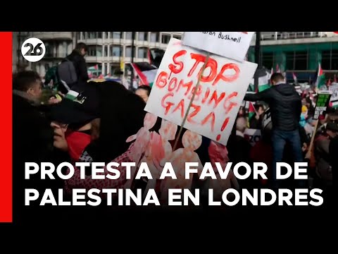 REINO UNIDO - EN VIVO | Manifestación en apoyo a Palestina en Londres