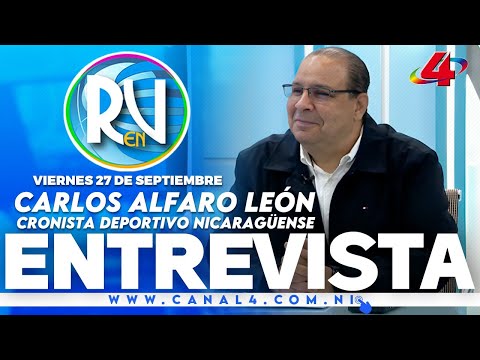 Carlos Alfaro León, cronista deportivo l Revista En Vivo – 27 de septiembre del 2024