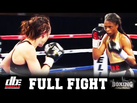 Boxing 🥊 KEISHER MCLEOD WELLS vs. JACQUELINE PARK | FULL FIGHT | BOXING WORLD WEEKLY