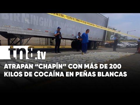 ¡5 millones de dólares! Gran incautación de cocaína en Peñas Blancas - Nicaragua