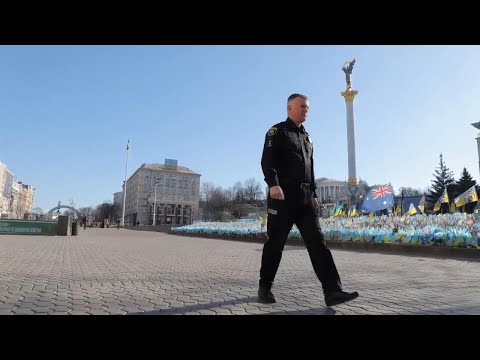 Ukrainian police officer who helped AP journalists in Mariupol on Oscar win