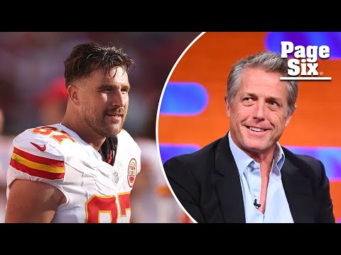 Hugh Grant dishes about doing tequila shots with Travis Kelce at Taylor Swift's Eras Tour concert