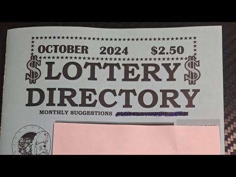 Lottery Directory October 2024 | Pick 3 & 4 | Good for all states