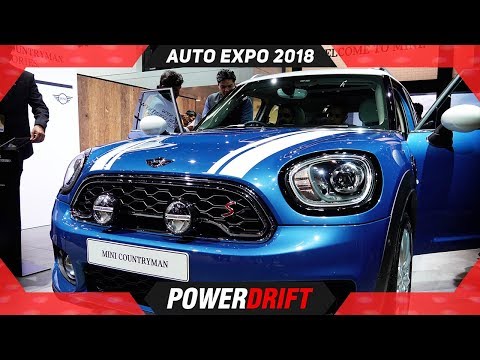 Mini Countryman @ Auto Expo 2018 : PowerDrift