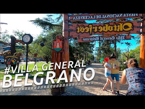 Recorriendo VILLA GENERAL BELGRANO | CÓRDOBA | ARGENTINA | 4K Walking Tour VLOG