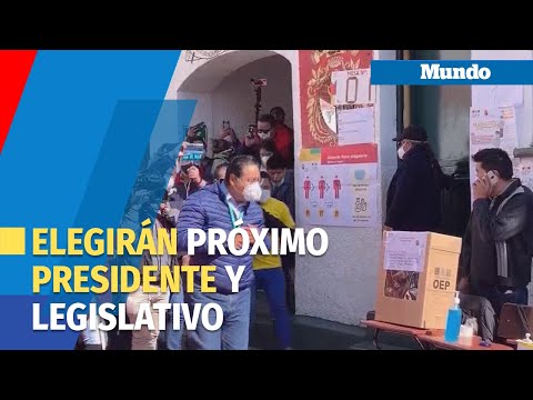 Los bolivianos comienzan a votar para elegir presidente y nuevo Parlamento