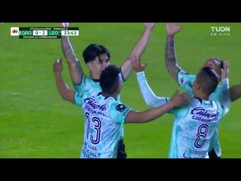 Gol de Ángel Mena | Querétaro 0-2 León | Liga BBVA MX - Clausura 2023 - Jornada 6