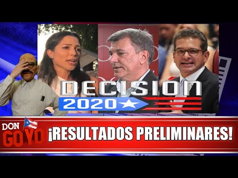 ? ¡Resultados preliminares de las elecciones 2020 en Puerto Rico! ??