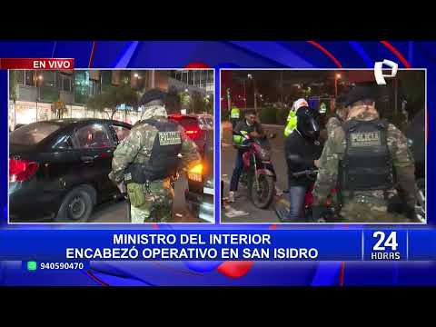 San Isidro: realizan operativo de control de identidad en calle Las Begonias