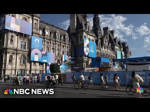 Paris decks itself out for Summer Olympics