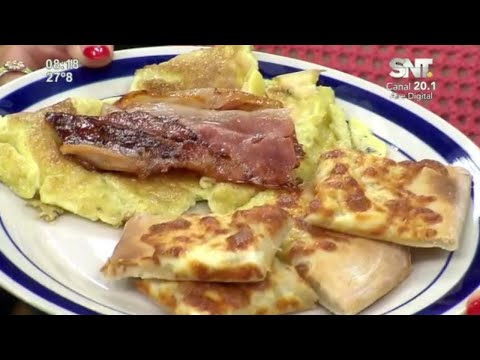 Hoy desayunamos con Huevos San Carlos: ''Omelette con tocino''