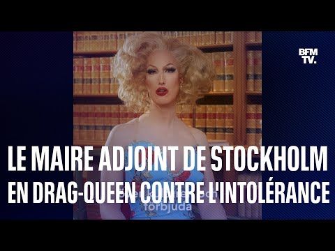 Suède: le maire adjoint de Stockholm se mue en drag-queen pour une campagne contre l'intolérance