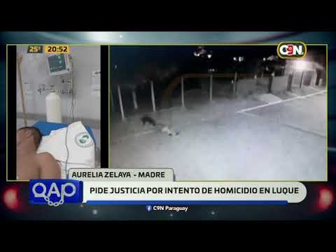 Madre pide justicia por intento de homicidio en Luque