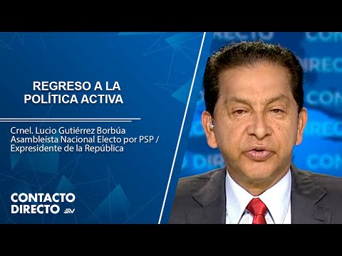 Lucio Gutiérrez, asambleísta electo, habla del retorno a la política | Contacto Directo | Ecuavisa