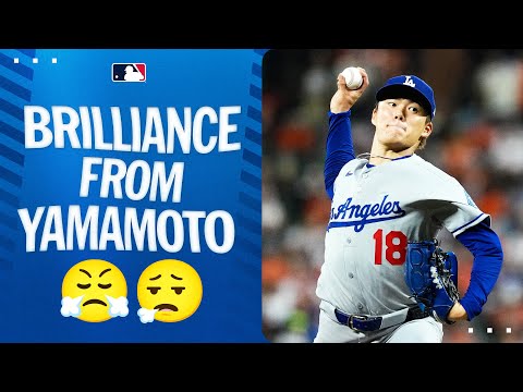 Yoshinobu Yamamoto ✨ SHINES ✨ in HITLESS  8 2/3 inning, 10-K start | 山本由伸ハイライト