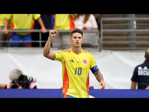 Con James en alto nivel, Colombia golea 5-0 a Panamá y avanza a semis de Copa América | AFP