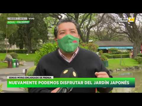 Reabrió el Jardín Japonés de la Ciudad de Buenos Aires en Hoy Nos Toca a las Diez