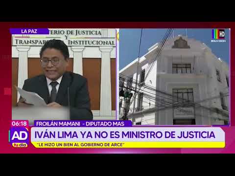 Iván Lima ya no es ministro de justicia