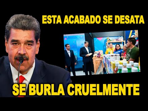 ACABADO SE DESATA ASI SE BURLA CRUELMENTE MADURO DE TODOS LOS VENEZOLANOS