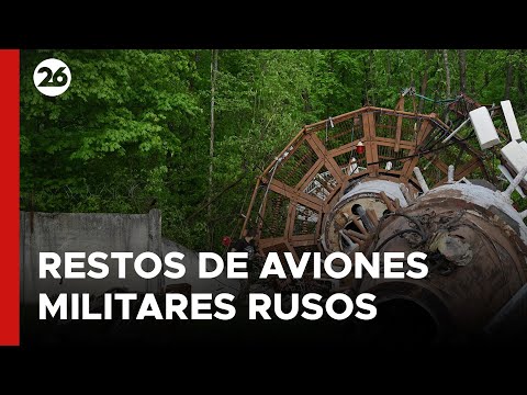 Restos de aviones militares rusos destruyen viviendas en Ucrania