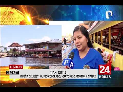 La covid-19 amenaza el turismo y comercio en Iquitos (1/2)
