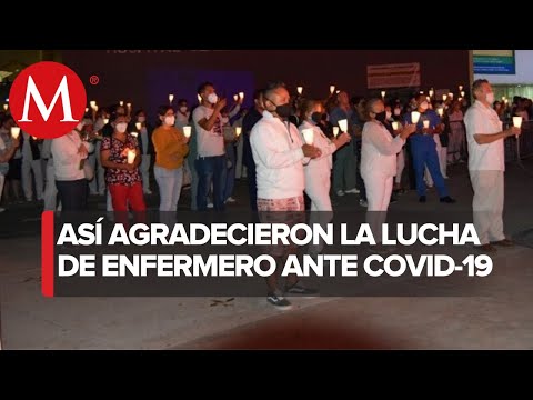 Homenajean a enfermero que fallecio? por coronavirus en hospital de Tijuana