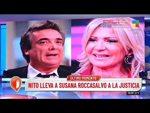 ÚLTIMO MOMENTO: Nito Artaza demanda por injurias a Susana Roccasalvo